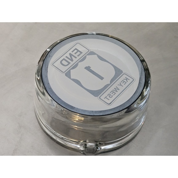 Route 1 End 'Key West' Glass Ashtray - Vintage Rare Memorabilia - Picture 6 of 9